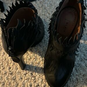 Alaia fire flame booties